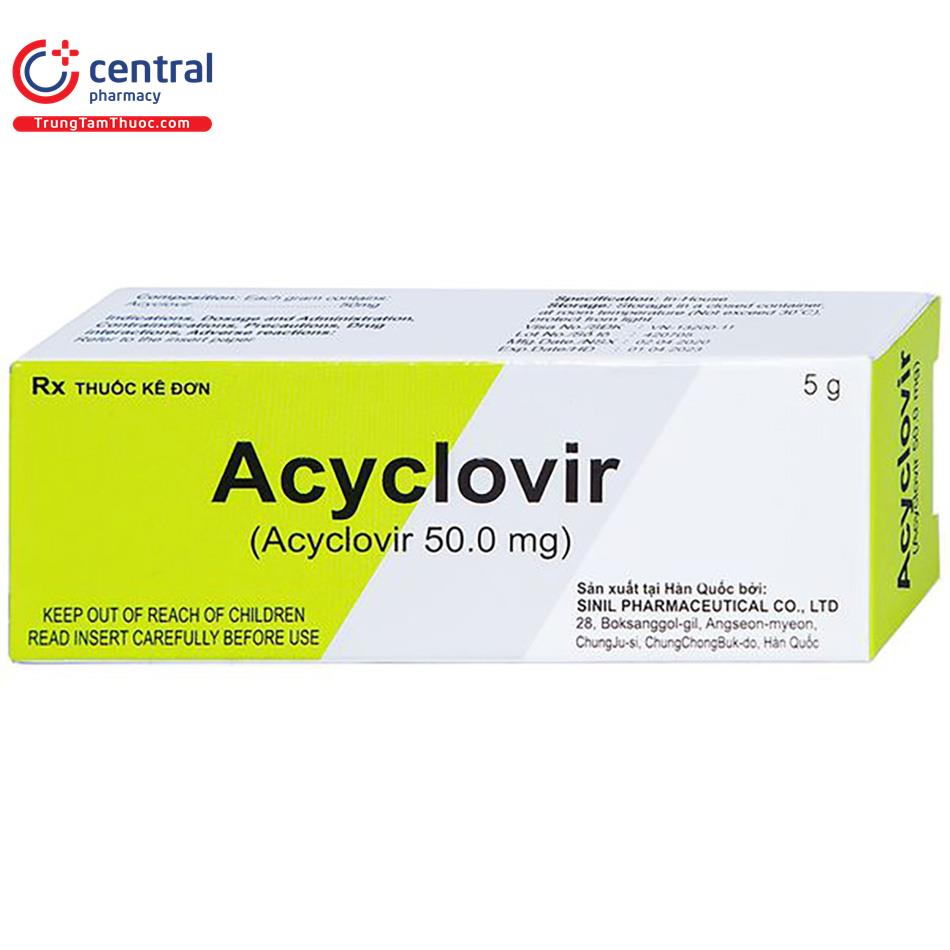 acyclovir sinil 5g 7 I3667