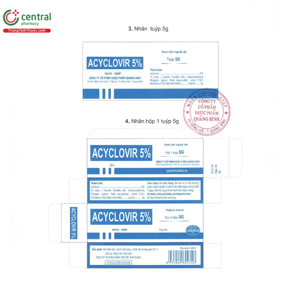acyclovir 5 quapharco 6 H3857 acyclovir 5 quapharco 6 H3857