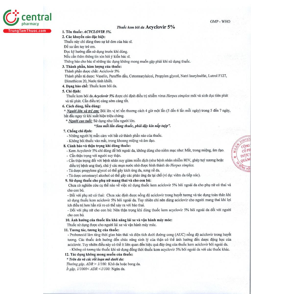 acyclovir 5 quapharco 7 R7216 acyclovir 5 quapharco 7 R7216