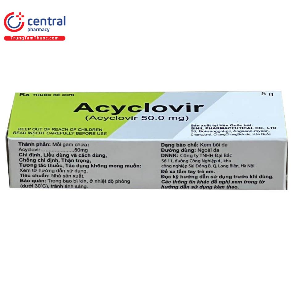 acyclovir sinil 5g 12 L4006