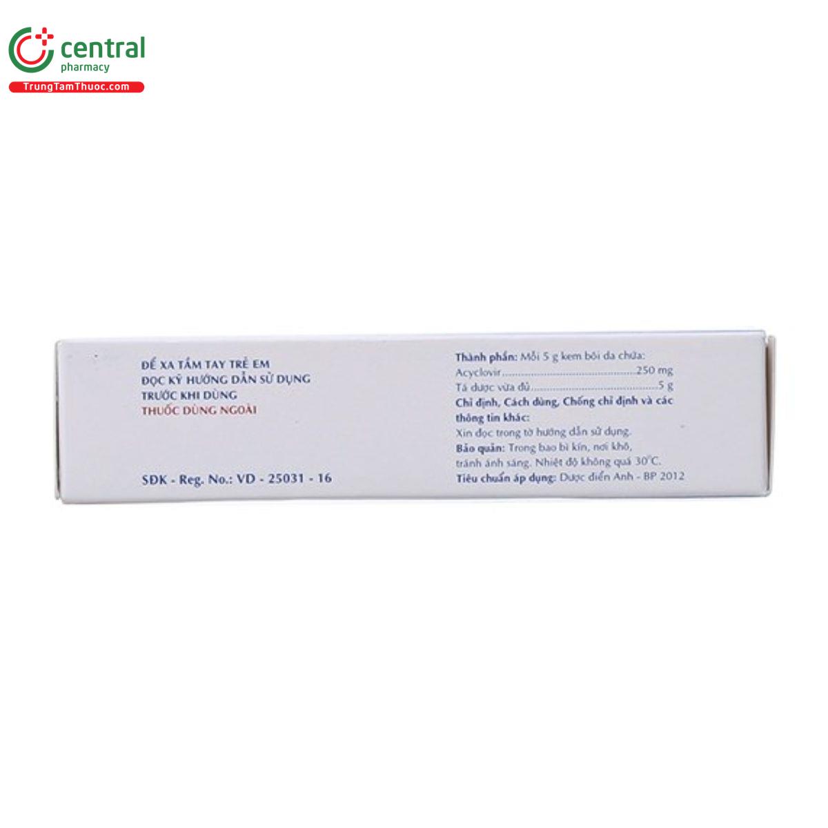 acyclovir stada cream 5g 4 O6025