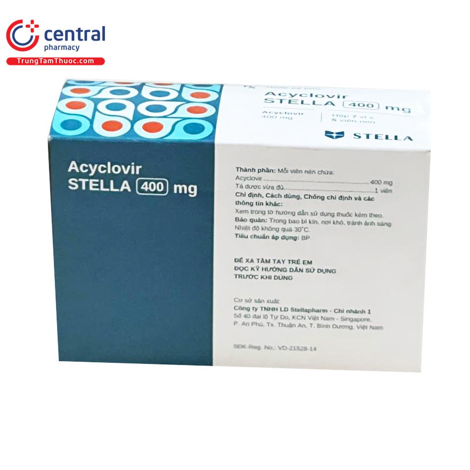 acyclovir stella 400mg 10 J3633