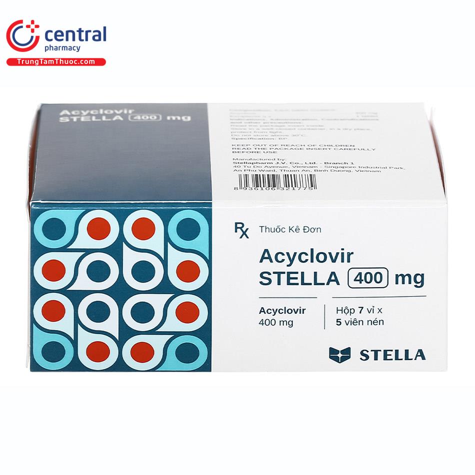 acyclovir stella 400mg 2 J3262