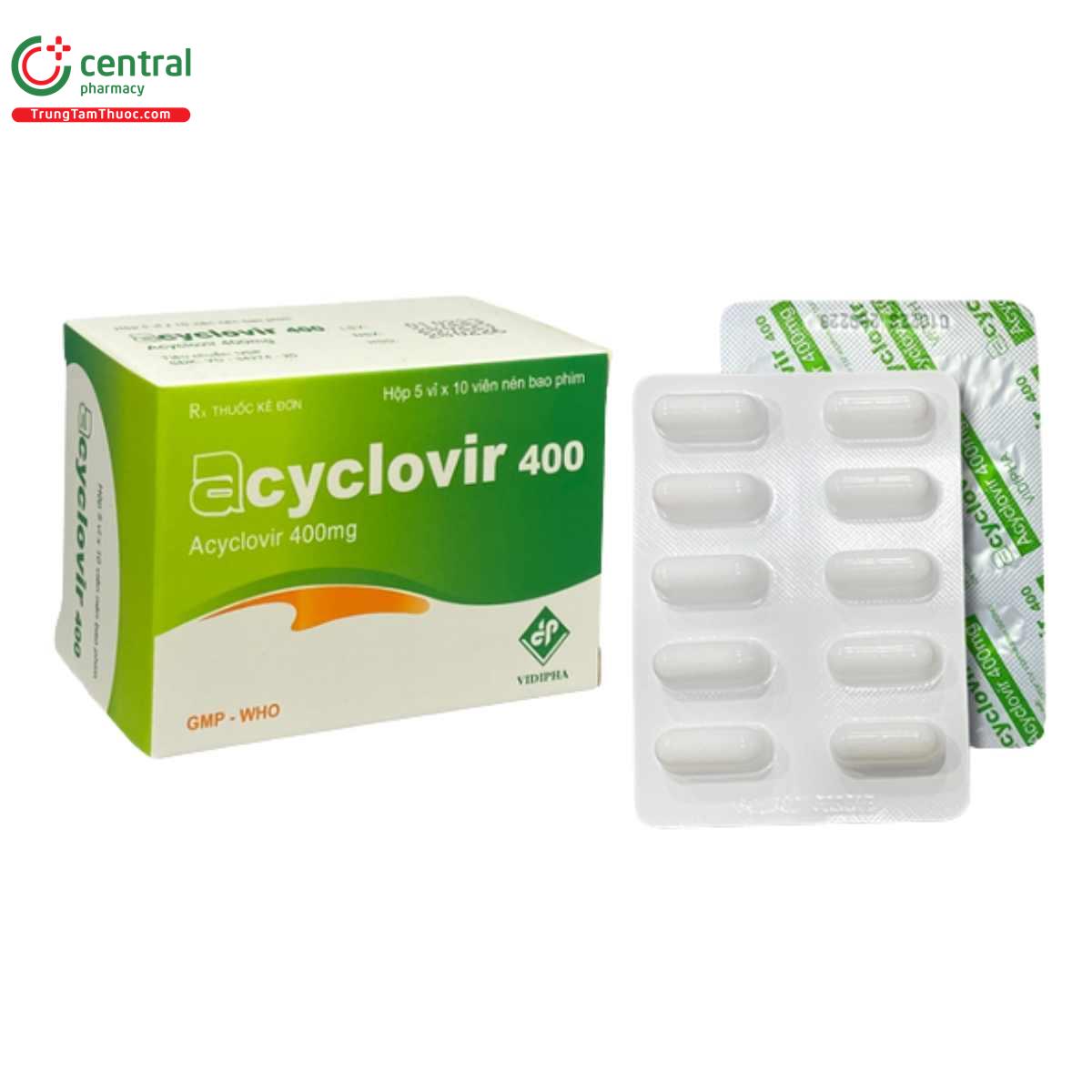 acyclovir vidipha 400 mg 1 C0556