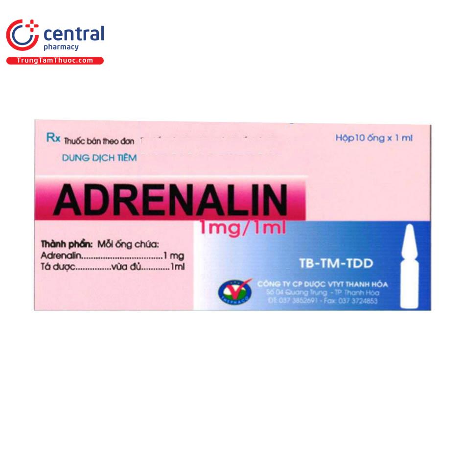 1 Mg Adrenalin In 100ml Nacl [CHÍNH HÃNG] Thuốc Adrenalin 1mg/1ml Thephaco: cấp cứu sốc phản vệ