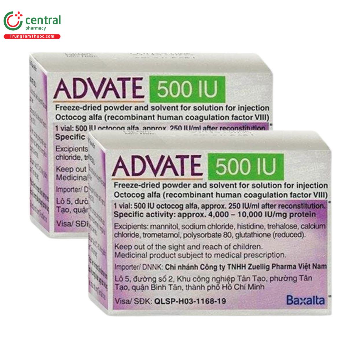 advate 500iu 2 O6422 advate 500iu 2 O6422