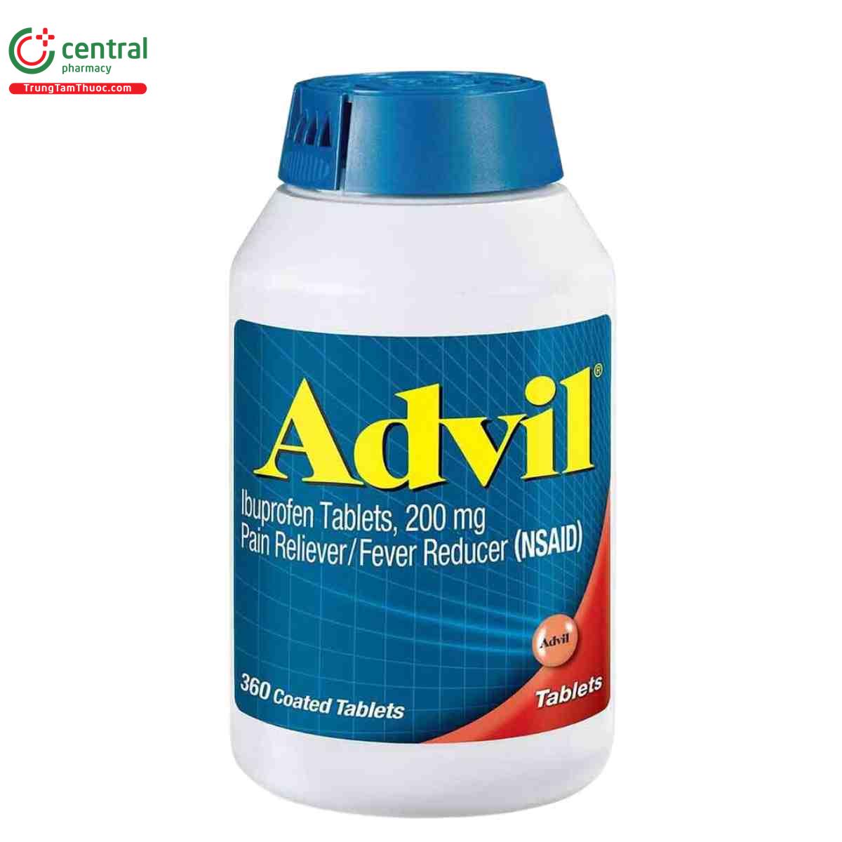 Advil 200mg (Lọ 360 viên)