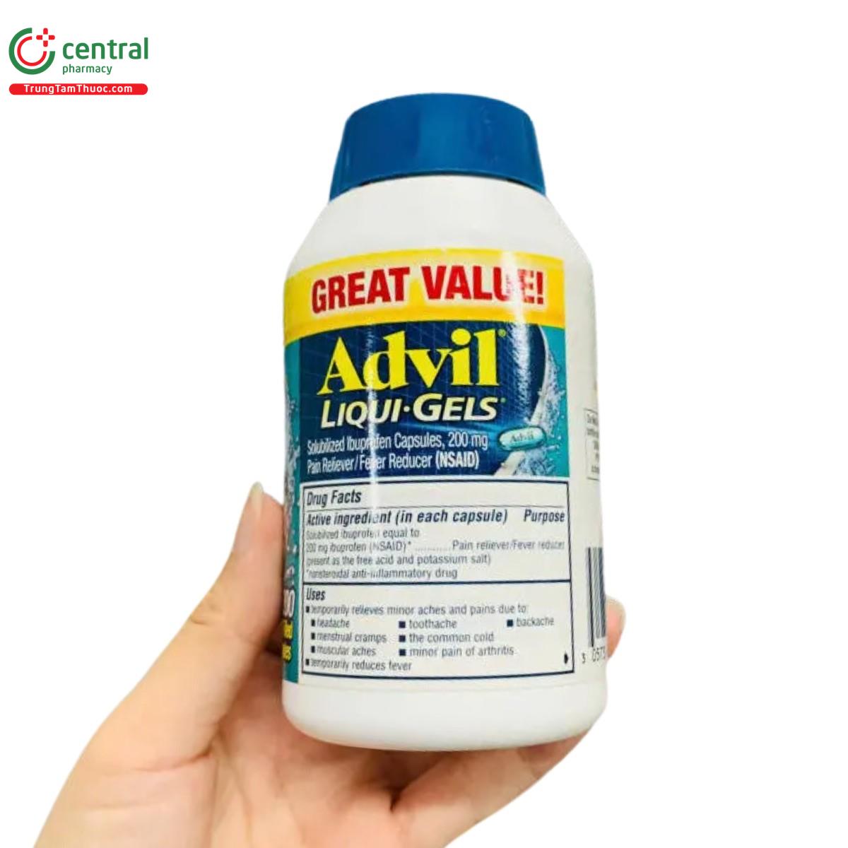 advil liqui gels 200mg 5 T7868