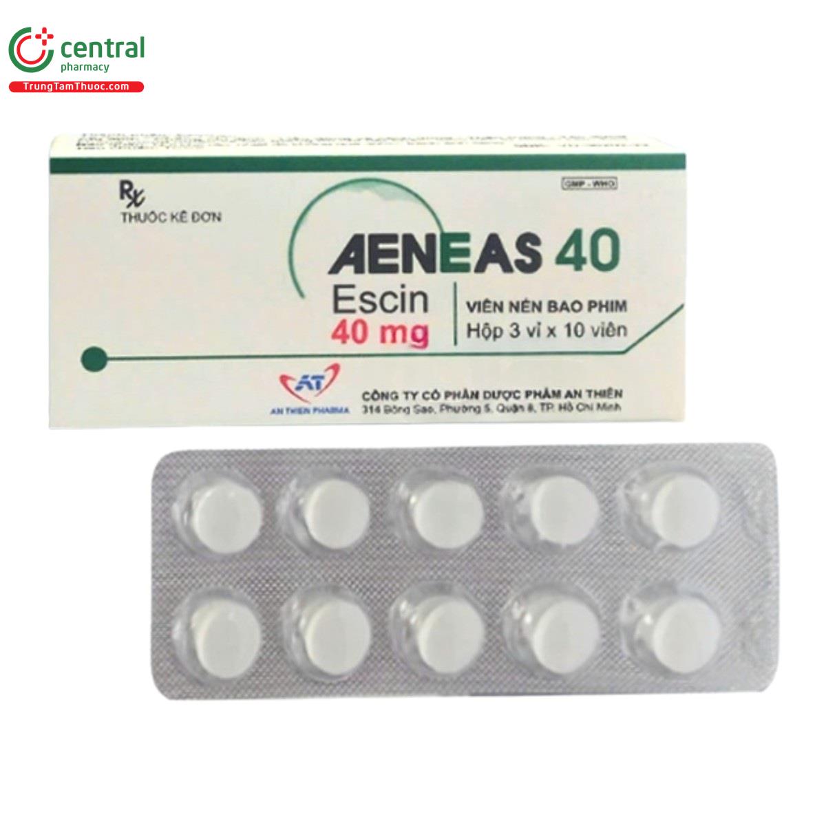 Thuốc Aeneas 40 - Điều trị giãn tĩnh mạch chân, viêm tĩnh mạch chân