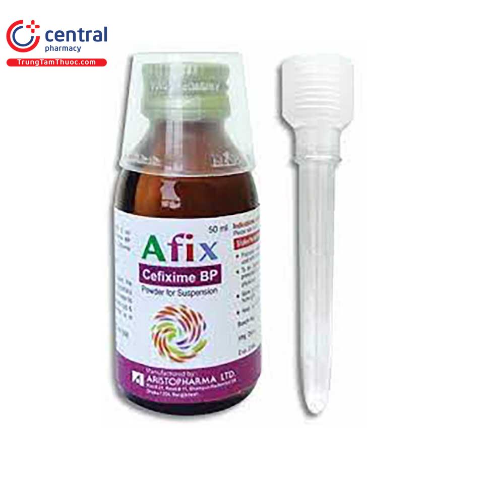 [CHÍNH HÃNG] Thuốc Afix Cefixime BP 50ml điều Trị Viêm đường Hô Hấp