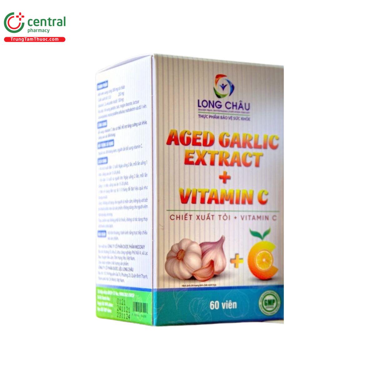 aged garlic extract vitamin c 5 V8160