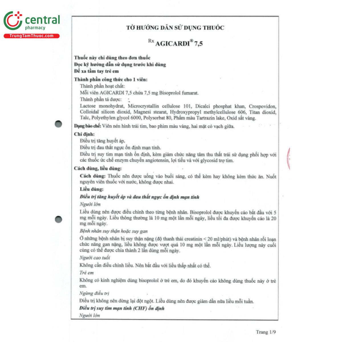 agicardi 75mg 4 L4858