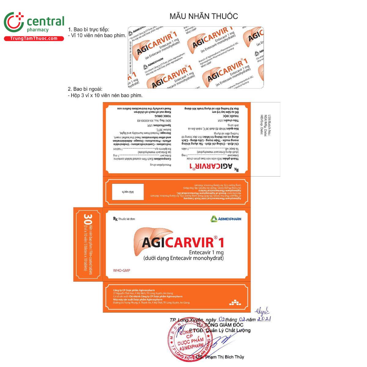 agicarvir 1 2 C1116
