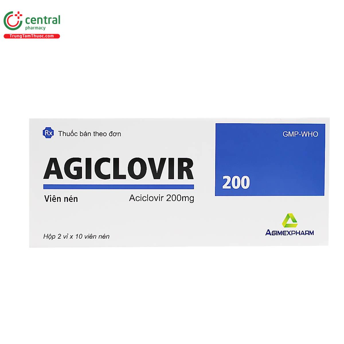 agiclovir 200 5 D1284