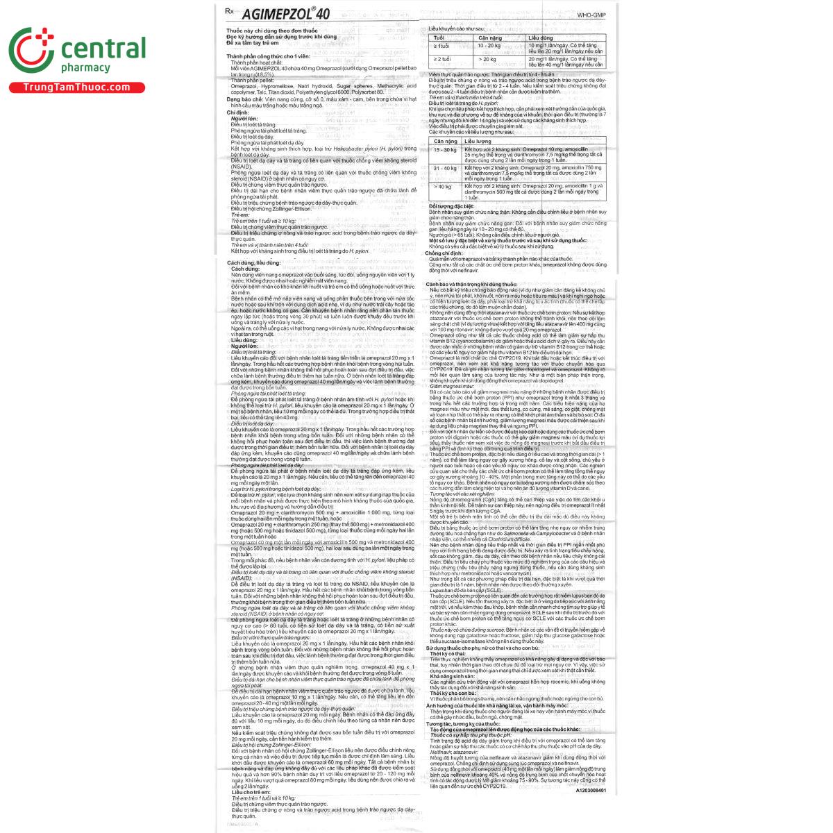 agimepzol 40 10 O5365 agimepzol 40 10 O5365