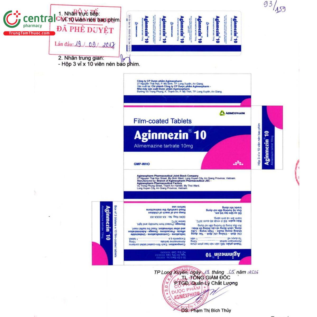 aginmezin 10mg 10 T7815