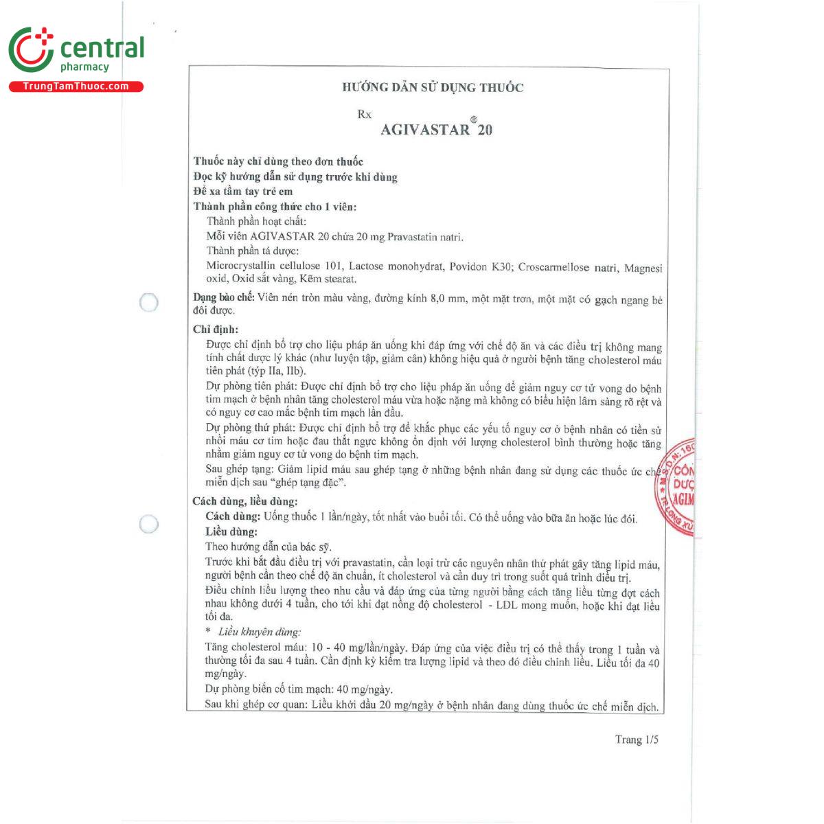 agivastar 20 3 N5508