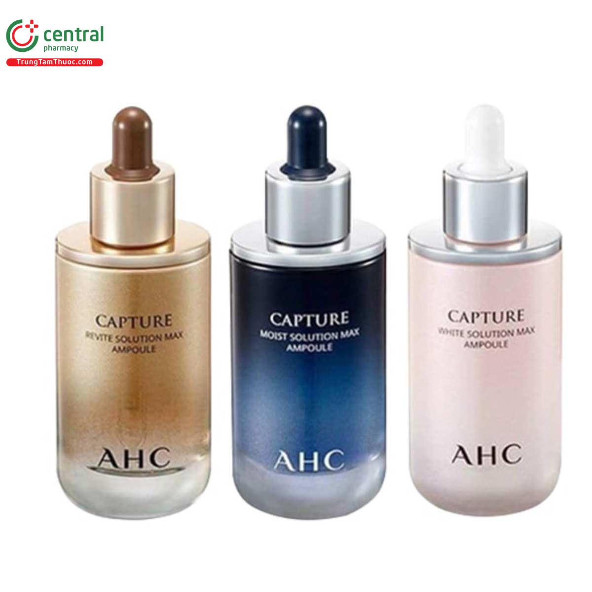 AHC Capture Solution Max Ampoule 50ml cấp ẩm, trắng da, tái tạo da