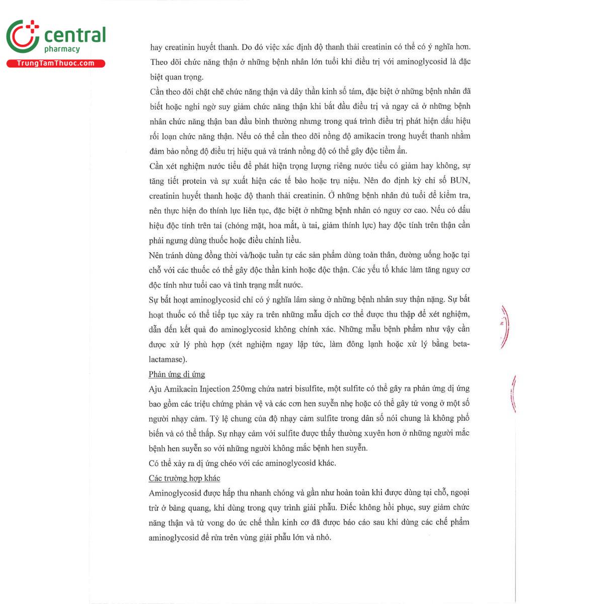 aju amikacin injection 250mg 9 L4520