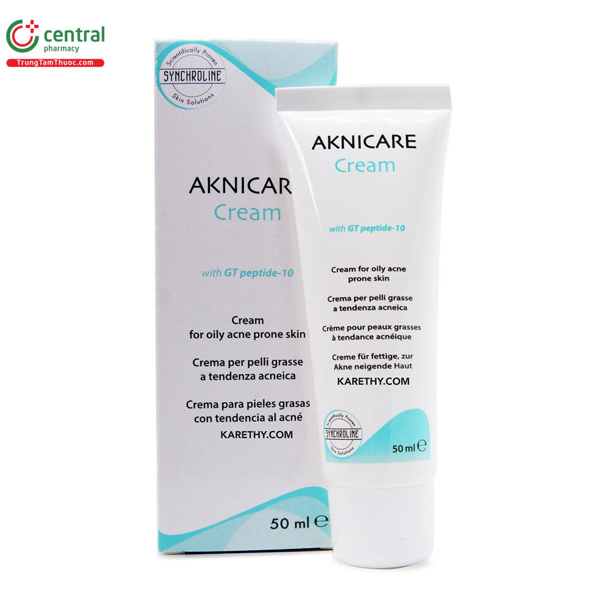Kem trị mụn Aknicare Cream giúp kiểm soát bã nhờn và mụn trên da