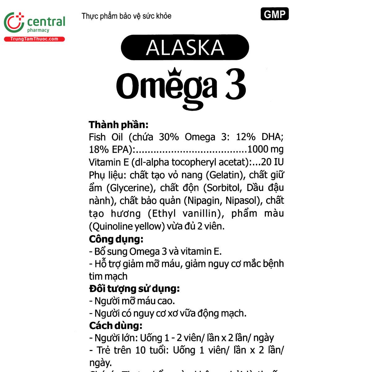 alaska omega 3 ecolife 6 M4114