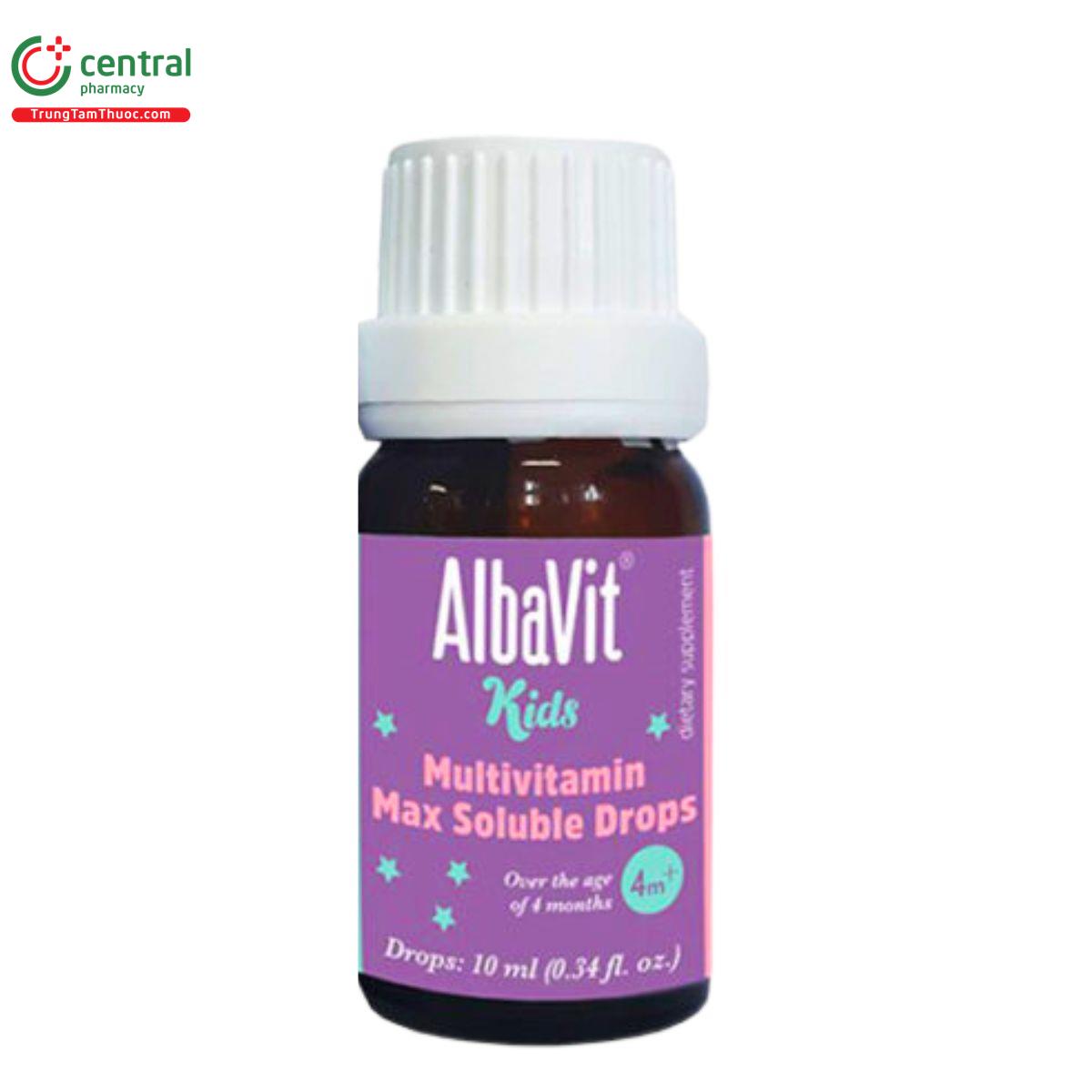 albavit kids multivitamin max soluble drops 10ml 10 T7016