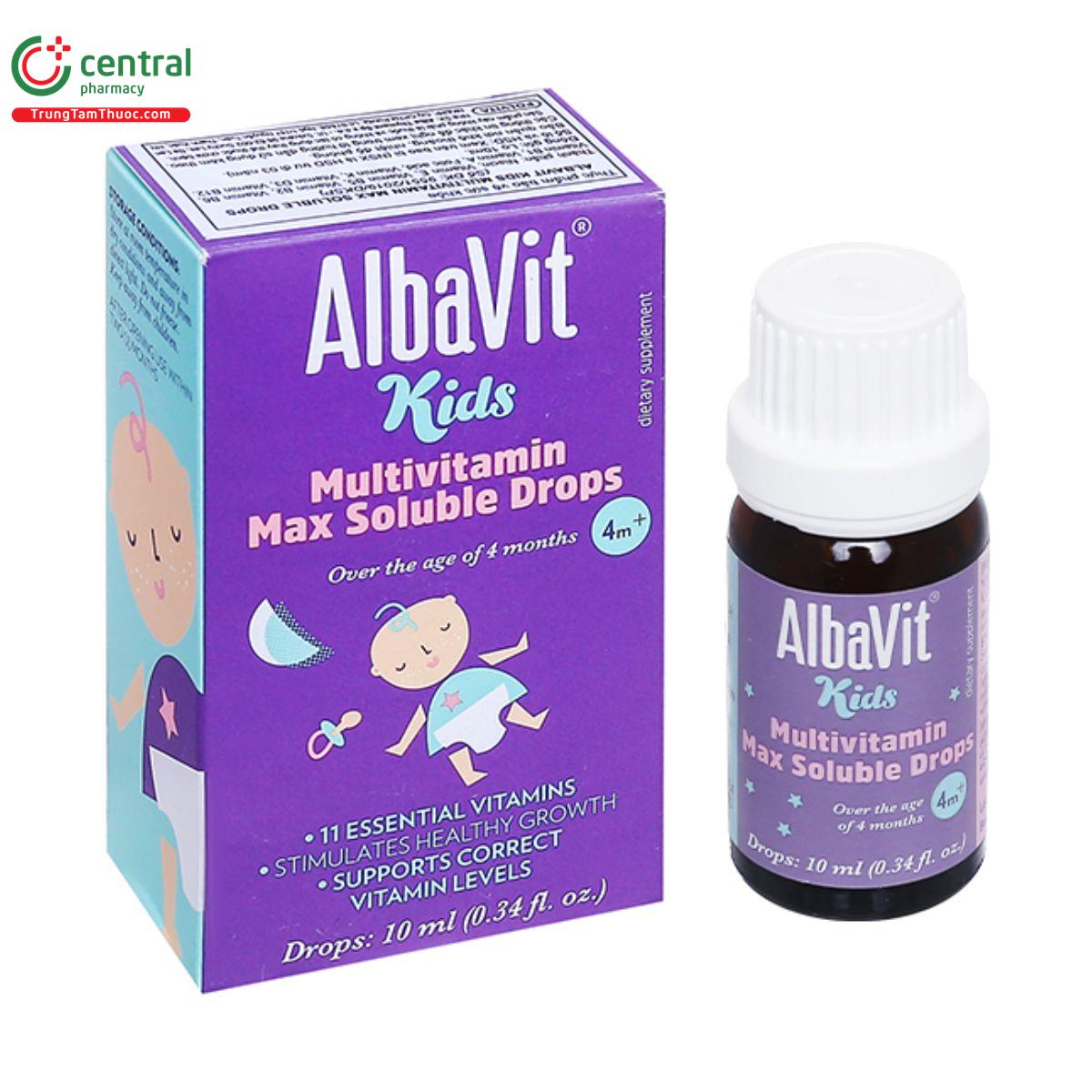 albavit kids multivitamin max soluble drops 10ml 2 B0808