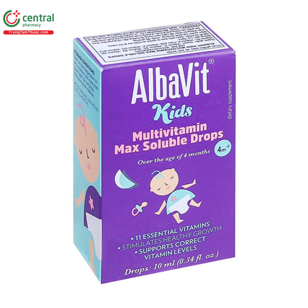 albavit kids multivitamin max soluble drops 10ml 5 H3623