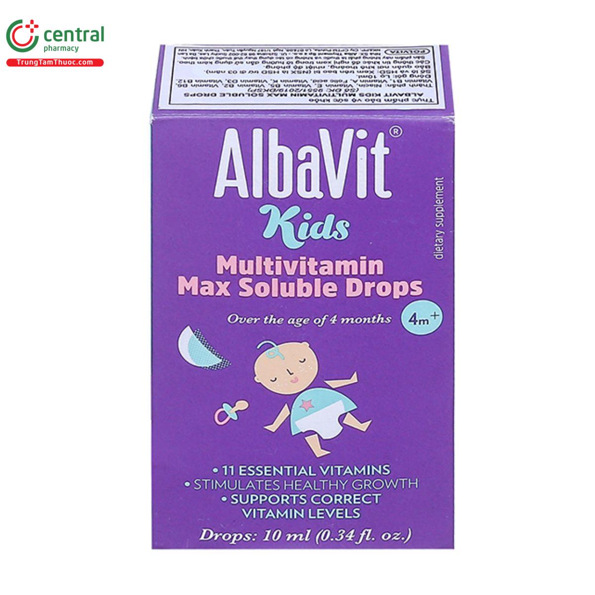 albavit kids multivitamin max soluble drops 10ml 6 O5360