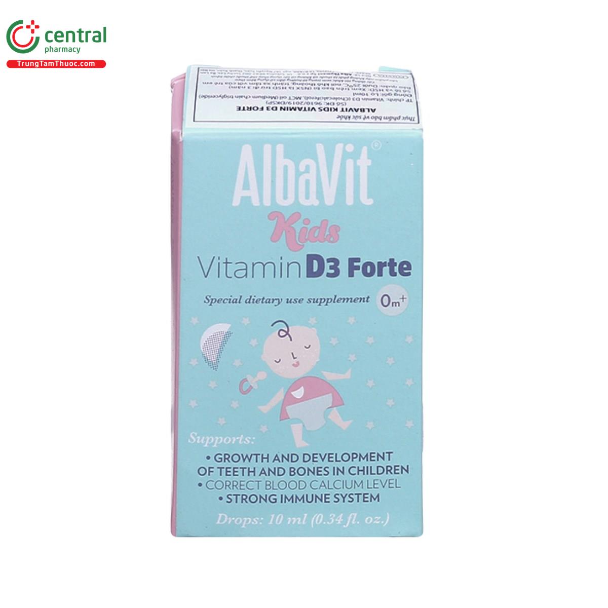 albavit kids vitamin d3 forte 2 V8533