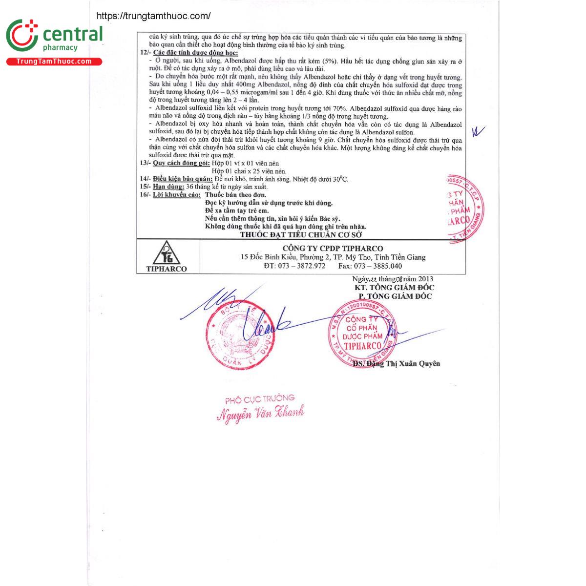 albendazol 400mg 5 A0275 albendazol 400mg 5 A0275