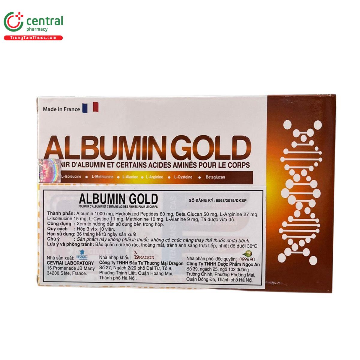 albumin gold cevrai laboratoire 3 C1167