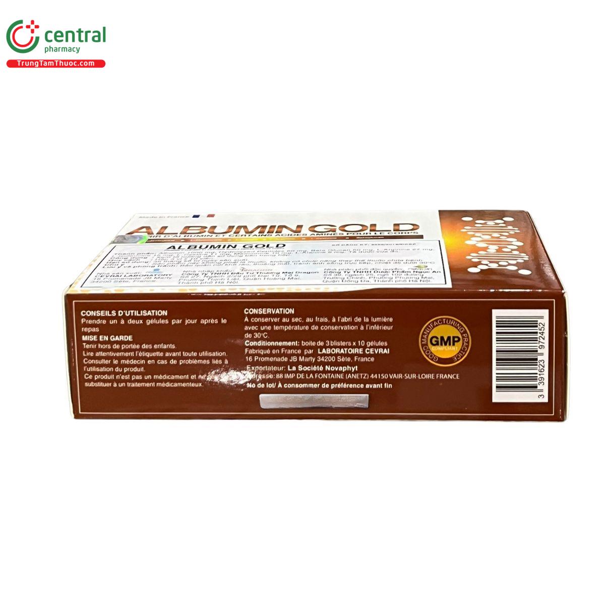 albumin gold cevrai laboratoire 6 N5442