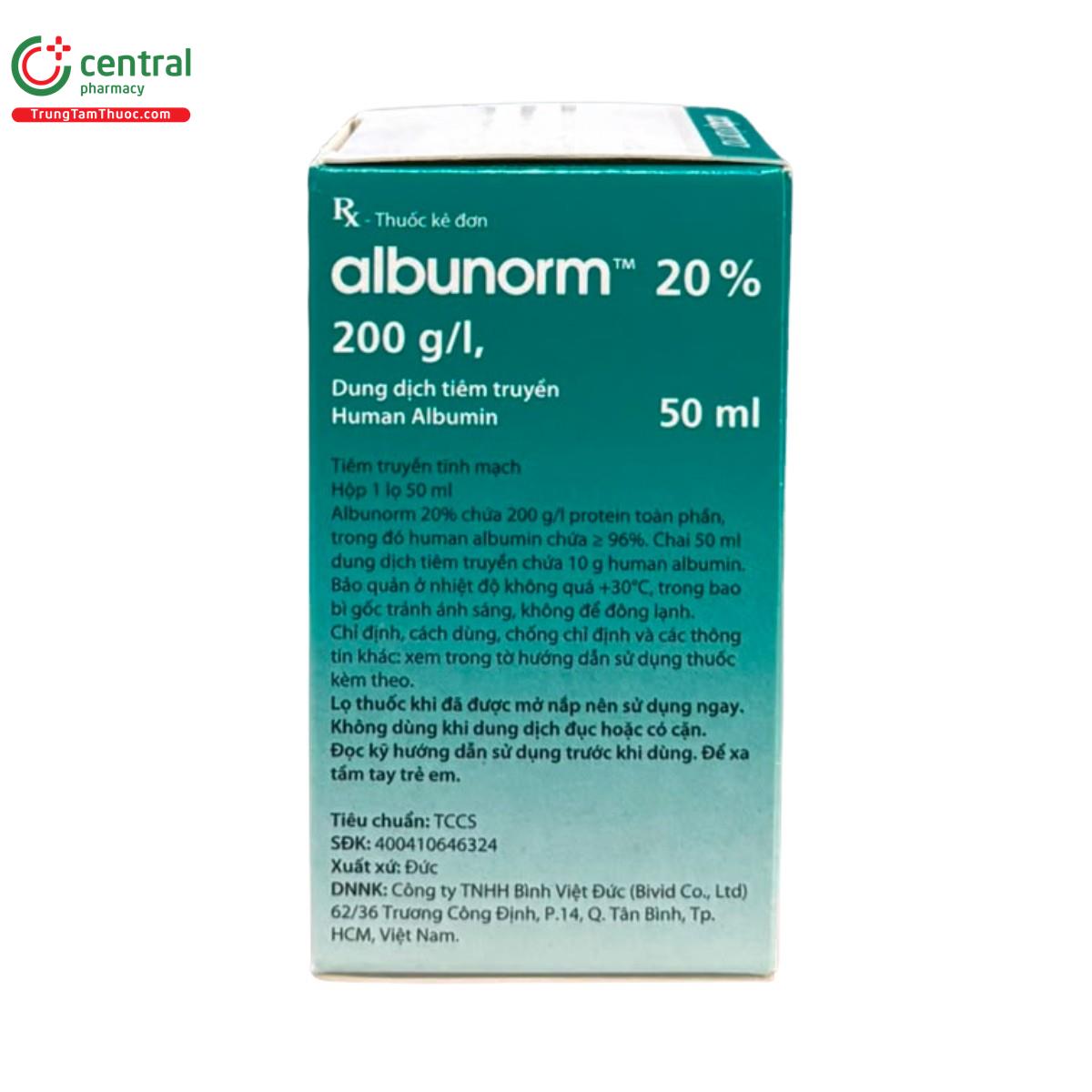 albunorm 20 50ml 3 S7231 albunorm 20 50ml 3 S7231