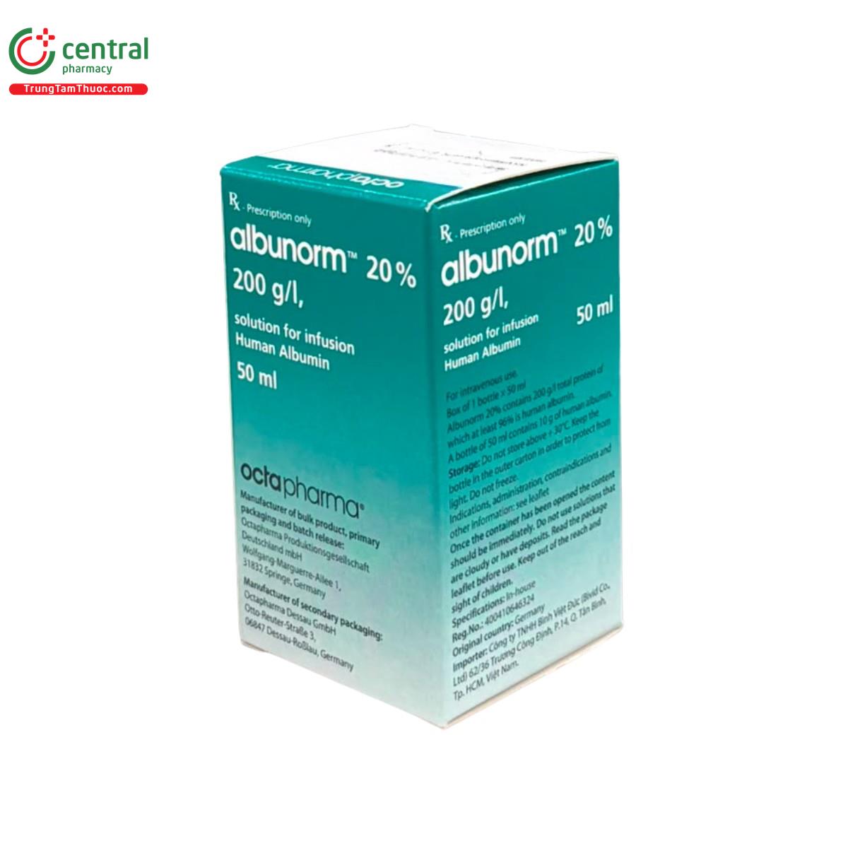 albunorm 20 50ml 6 U8317 albunorm 20 50ml 6 U8317