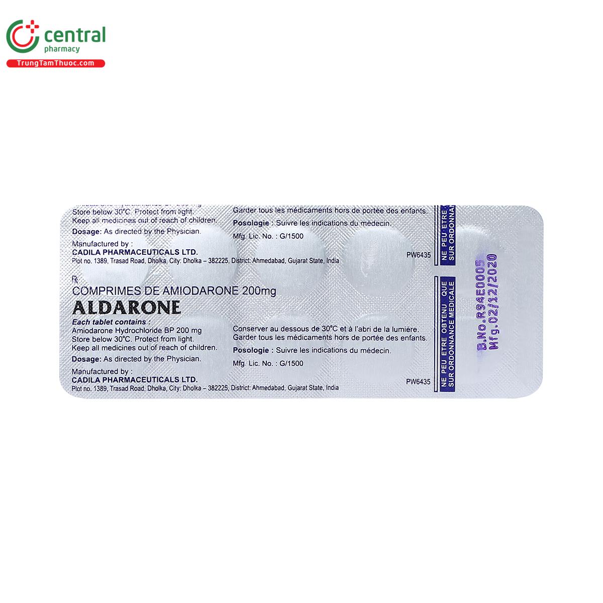 aldarone 200mg 6 L4158