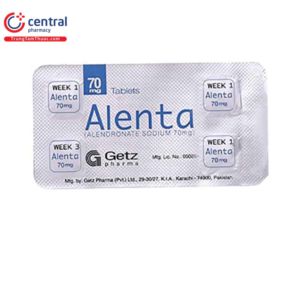 alenta tablets 70mg 4 N5027