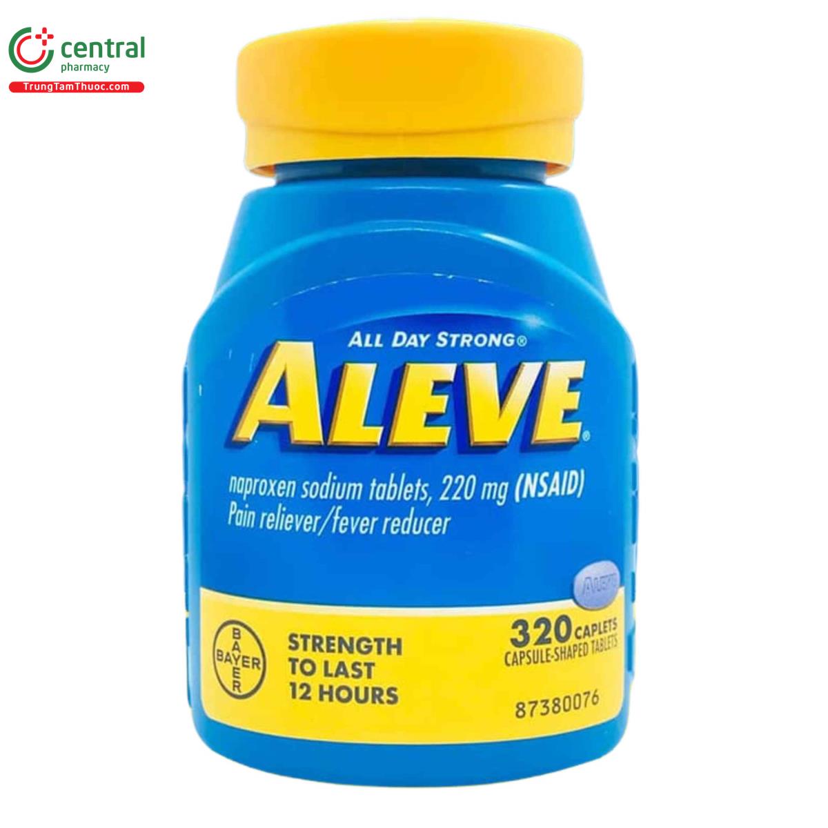 Thuốc Aleve 220mg điều trị giảm đau mức độ nhẹ đến trung bình