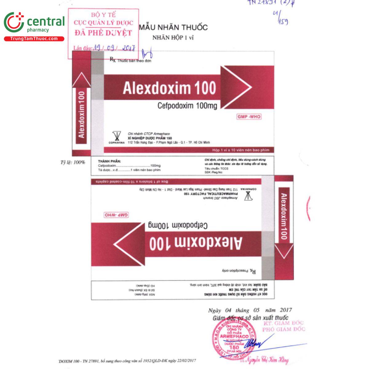 alexdoxim 100 5 G2470 alexdoxim 100 5 G2470