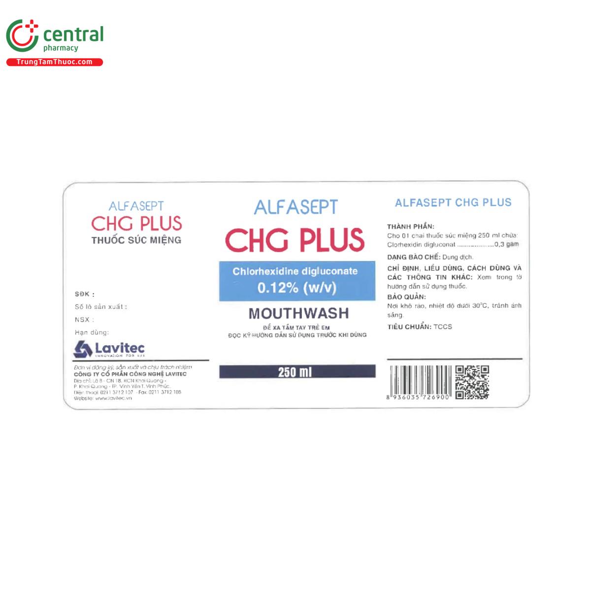 alfasept chg plus 012 3 J3833