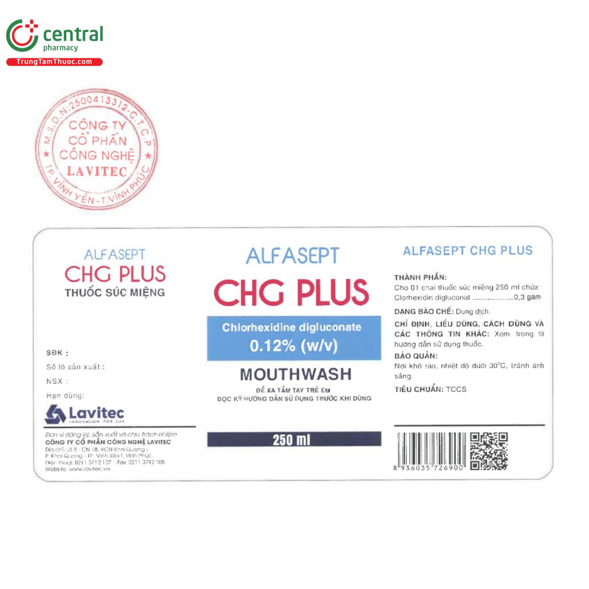 alfasept chg plus 012 4 Q6560