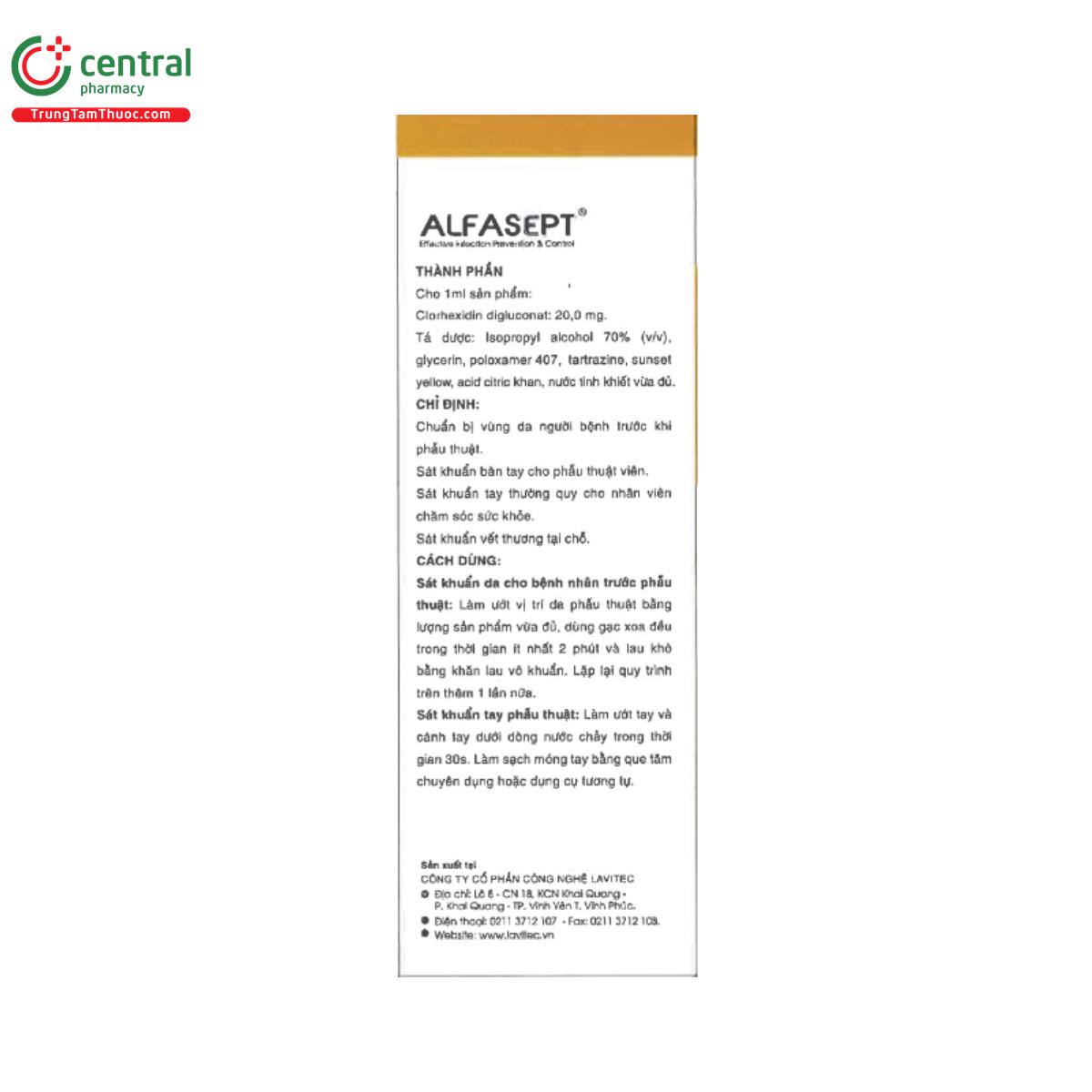 alfasept skin prep 20mg ml 2 N5814 alfasept skin prep 20mg ml 2 N5814