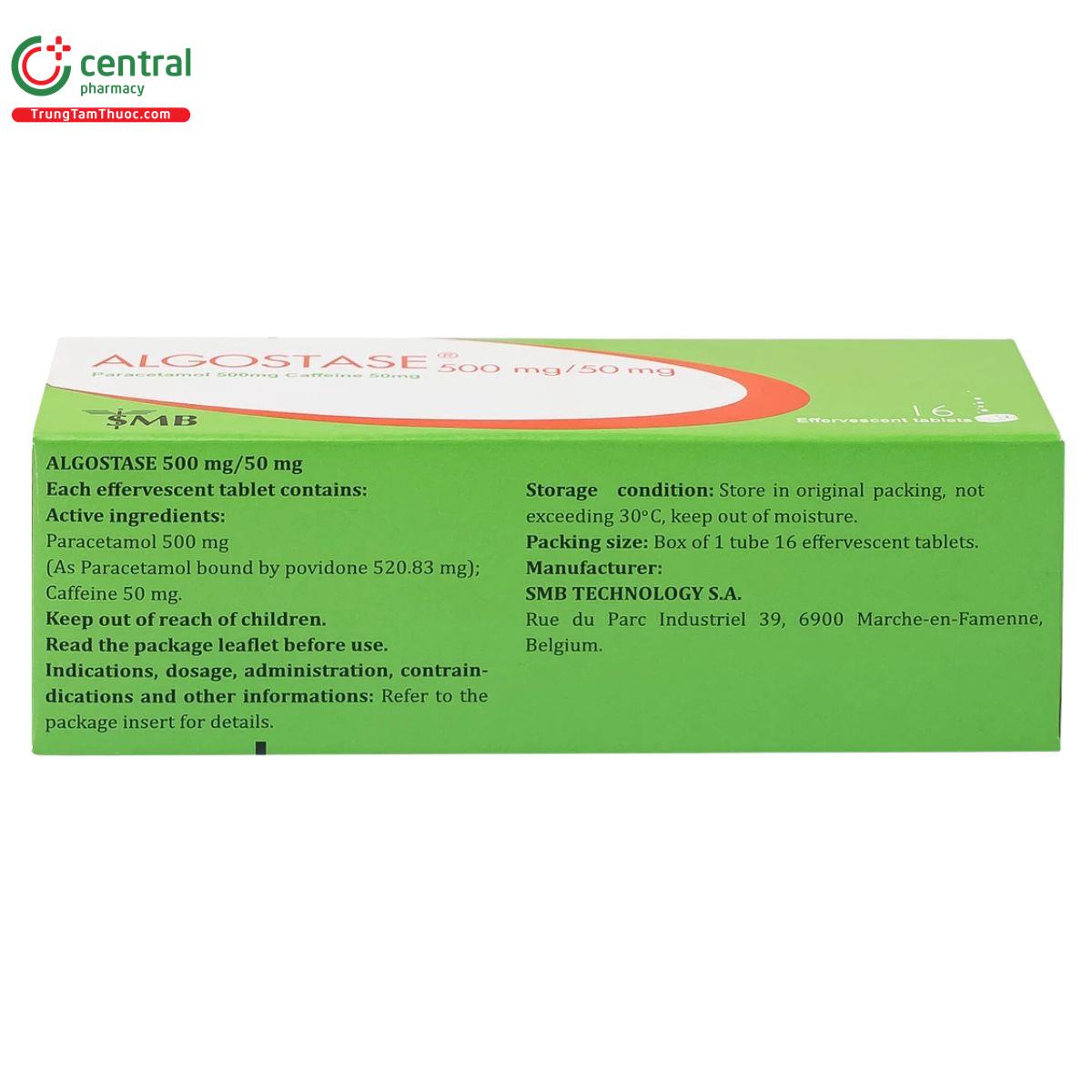 algostase 500mg 50mg 5 Q6280