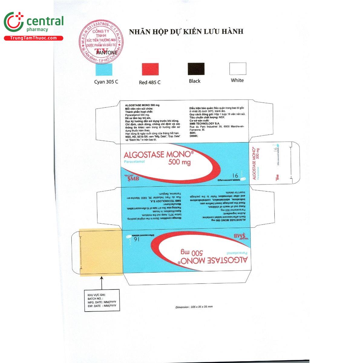 algostase mono 500 mg L4485