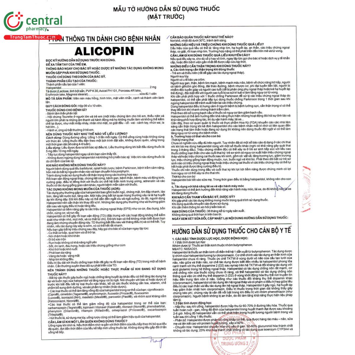 alicopin 2mg 4 K4784