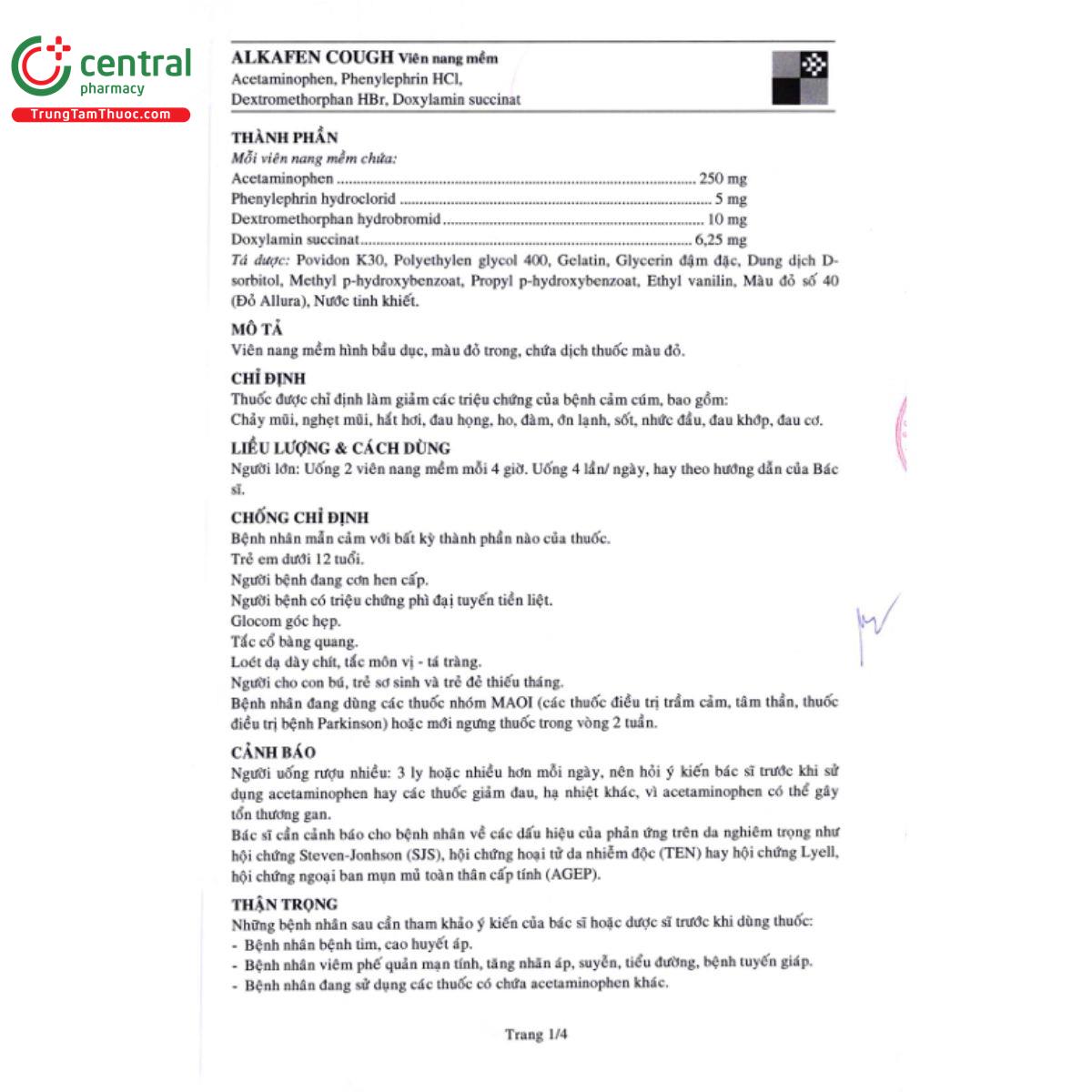 alkafen cough 4 H2138 alkafen cough 4 H2138