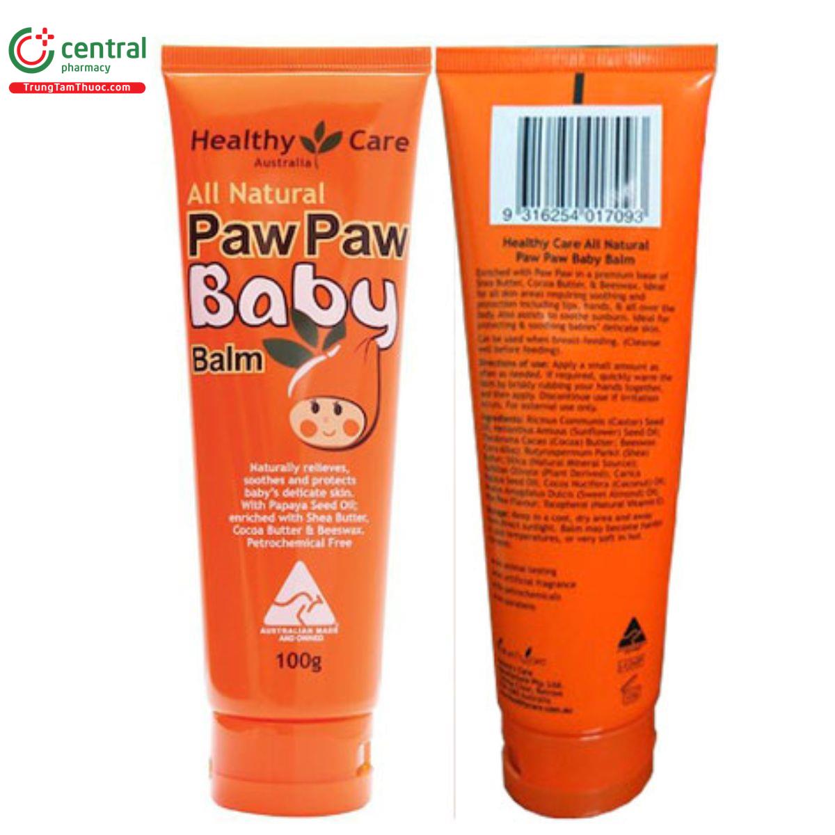 all natural paw paw baby balm 1 L4583
