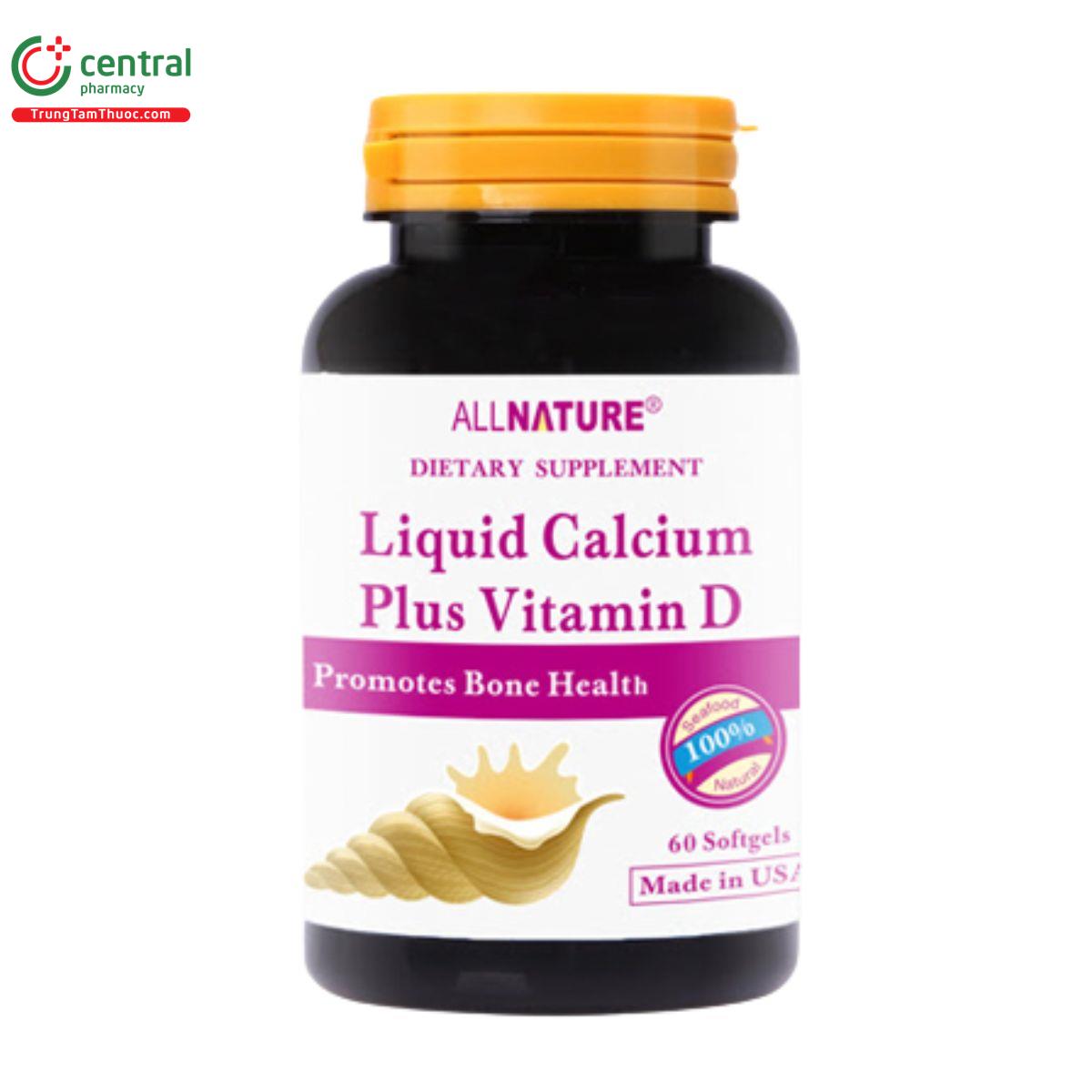 all naturare liquid calcium plus vitamin d 3 R7761