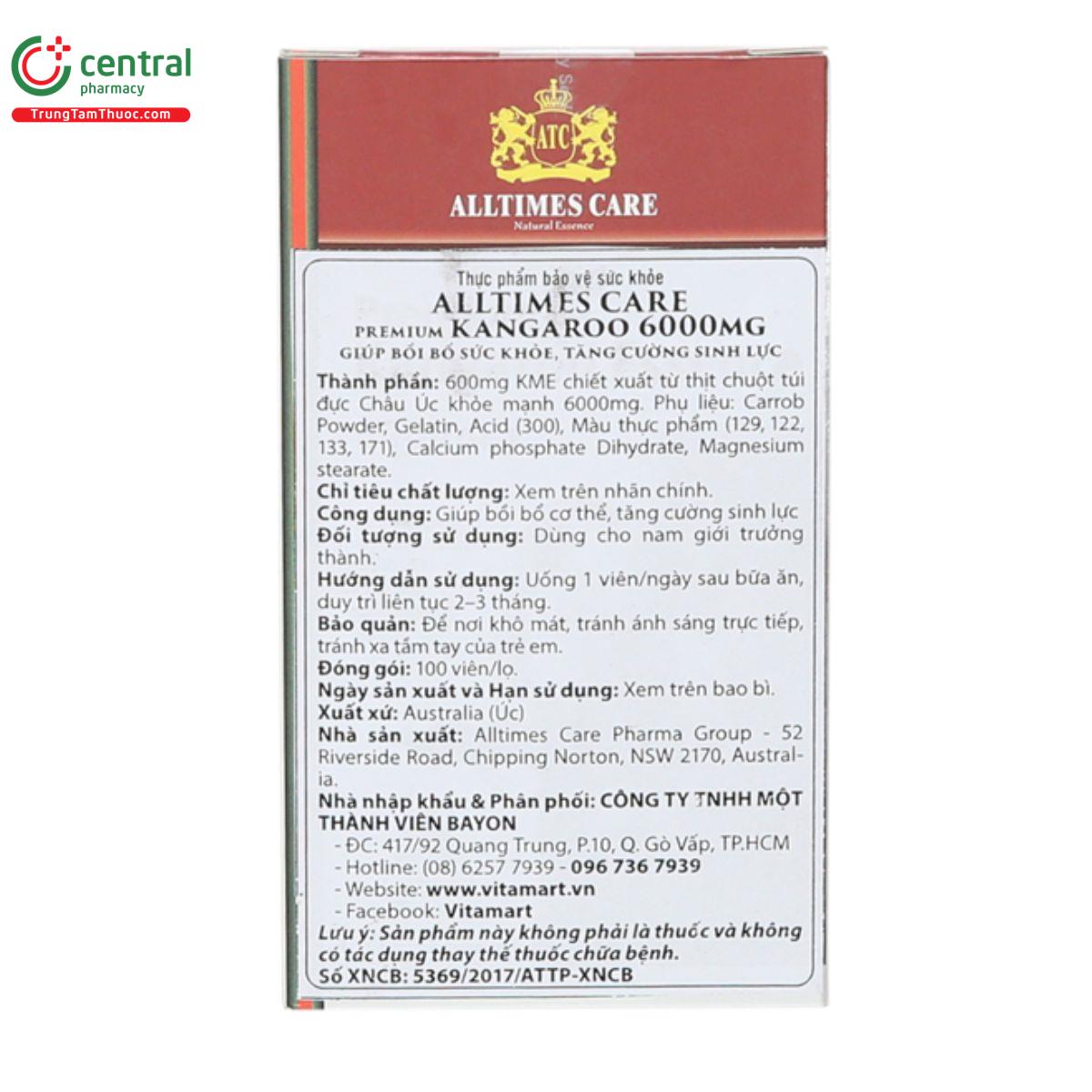 alltimes care premium kangaroo essence 6000mg 5 E1104