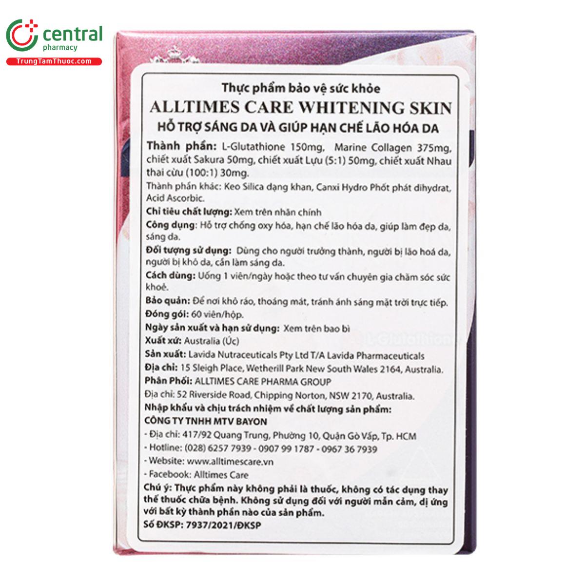 alltimes care whitening skin 3 D1211